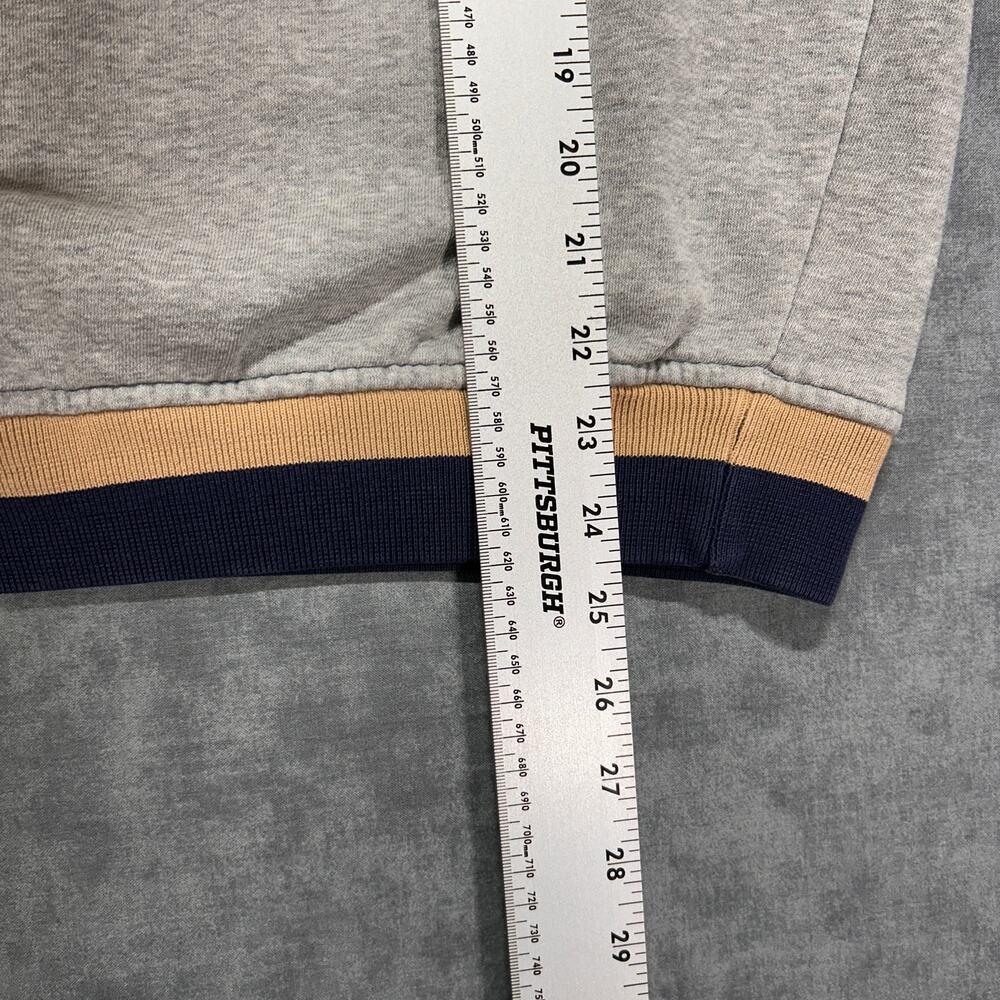 Vintage Vans Off The Wall 1966 Crewneck Sweatshirt Gray Navy Tan Y2K Mens Large - Picture 8 of 8